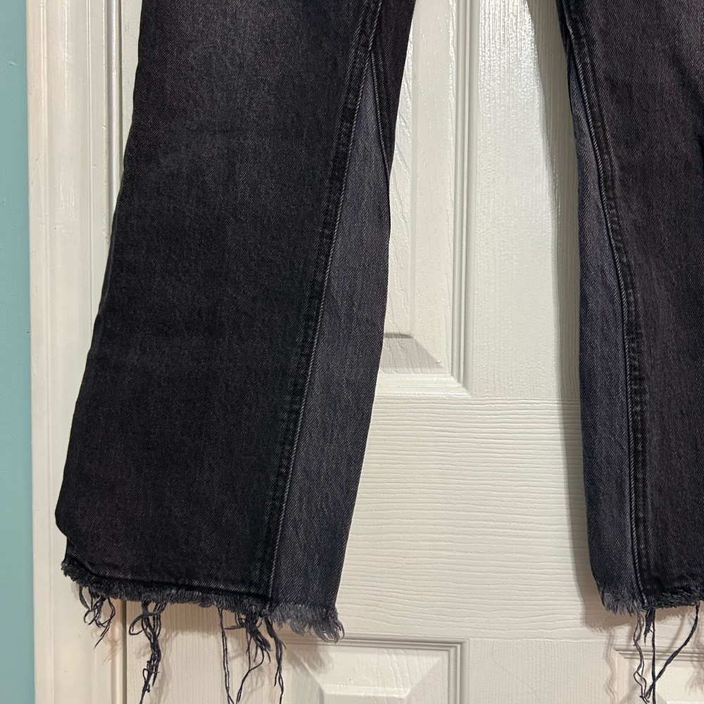 Abercrombie & Fitch Dark Kick Flare Jeans Size 27 - Picture 2 of 6